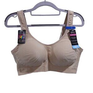 NEW Bali Comfort Revolution ComfortFlex Fit Seamless Shaping Wireless Bra XL